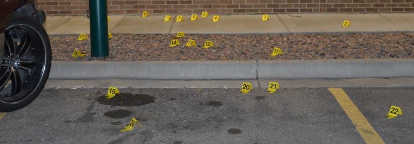 Shell Casings at Crime Scene - from APD